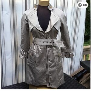 Bebe Women's Trench Coat with Belt